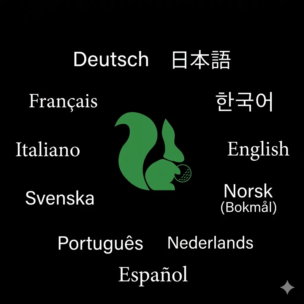 Squabbit supported languages